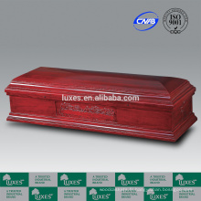LUXES Bordeaux-dernier cercueil grande qualité funéraires cercueils en bois à vendre